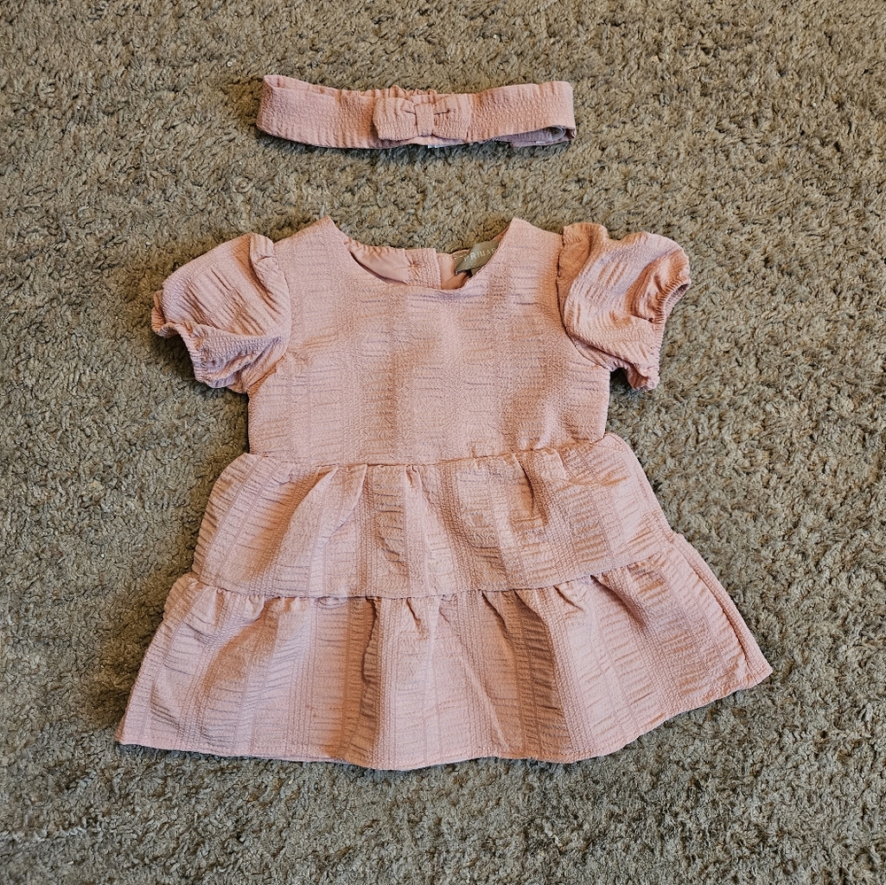 Blush Dress with headband